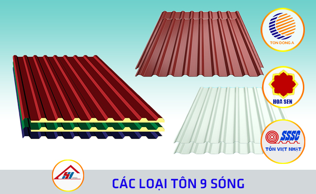 Tôn 9 sóng