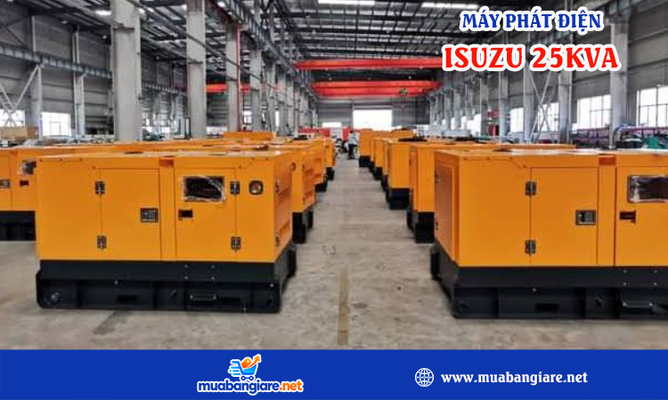 Máy phát điện isuzu 25kva