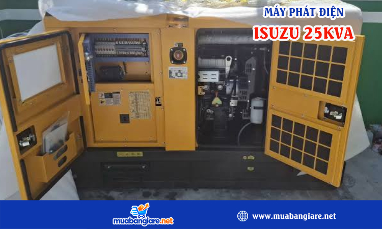 Máy phát điện isuzu 25kva