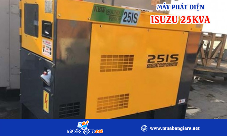 Máy phát điện isuzu 25kva