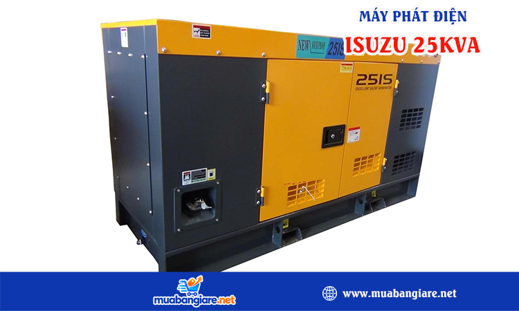 Máy phát điện isuzu 25kva