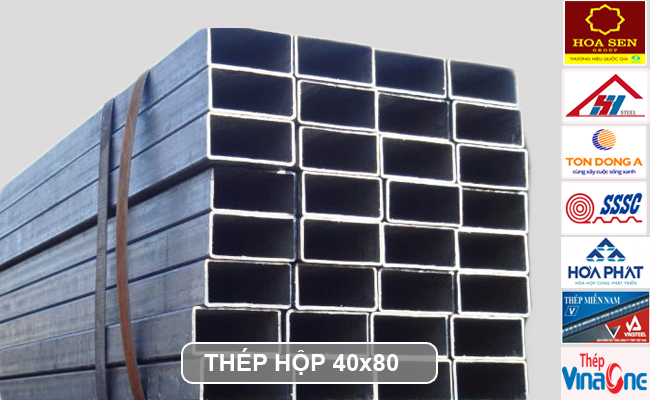 Thép hộp 40x80 