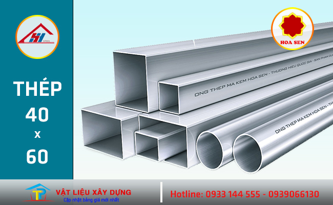 Thép hộp 40x60